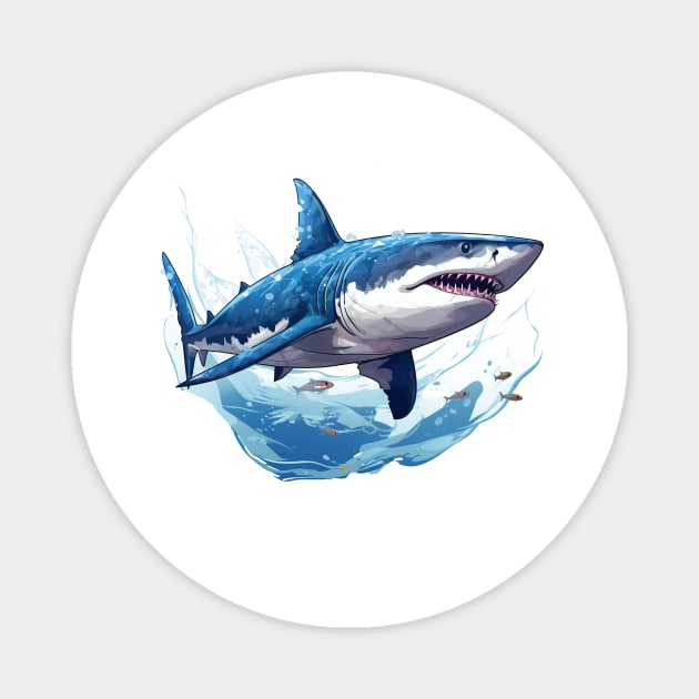 Blue Shark Magnet by zooleisurelife